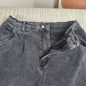 Vibe & Rant‎ Jeans Womens 7 W28 Black Tapered High Rise Denim Pants Casual Style